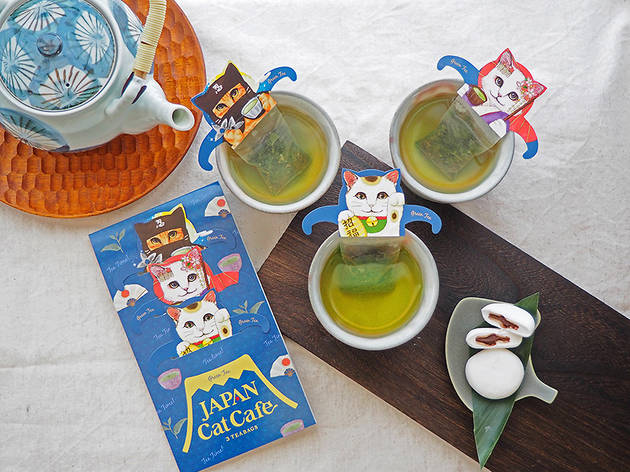 Cat Cafe green tea Cat Cafe green tea