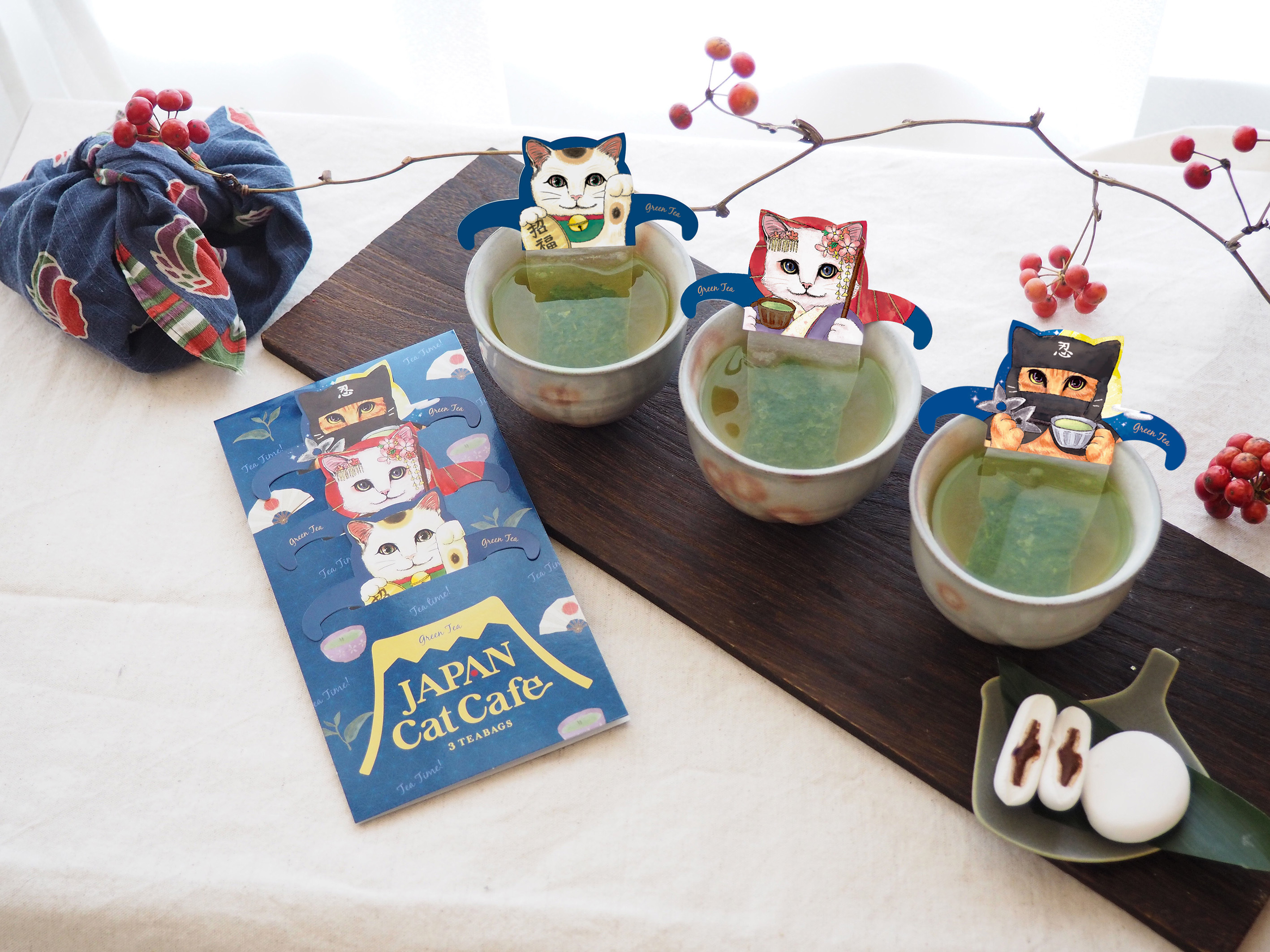 Cat Tea Bag Holder style A - Cute Cat Tea Pot Teabag Holder - Shop