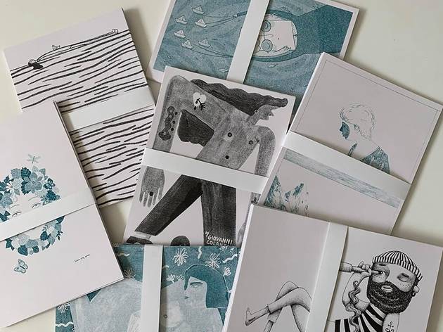 Ó! Galeria lança projecto Bóia para se manter à tona O MAGO Studio fez as impressões das ilustrações oferecidas pelos artista