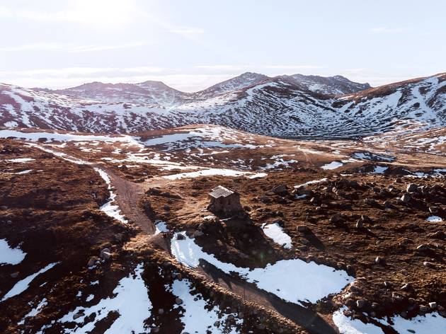 Kosciuszko national park Kosciuszko national park aerial view
