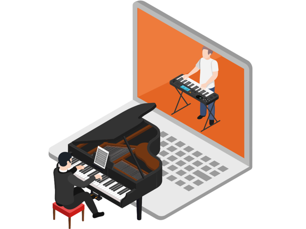 música aulas online