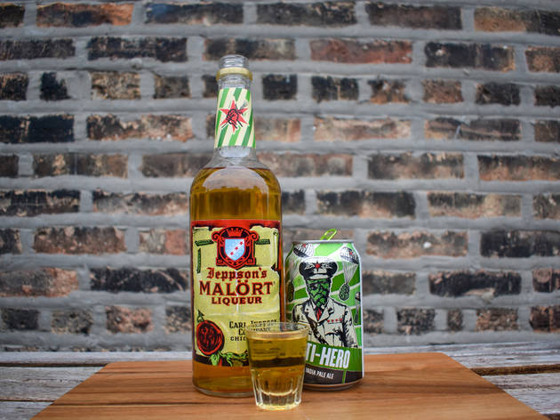 CH Distillery is unleashing a new Malört variant, in collaboration with Revolution Brewing Anti-Hero Malort