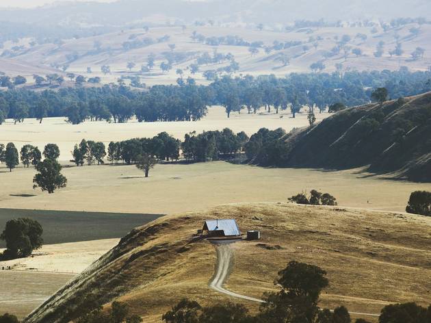 Kimo Estate, Nangus Aerial view of rural NSW