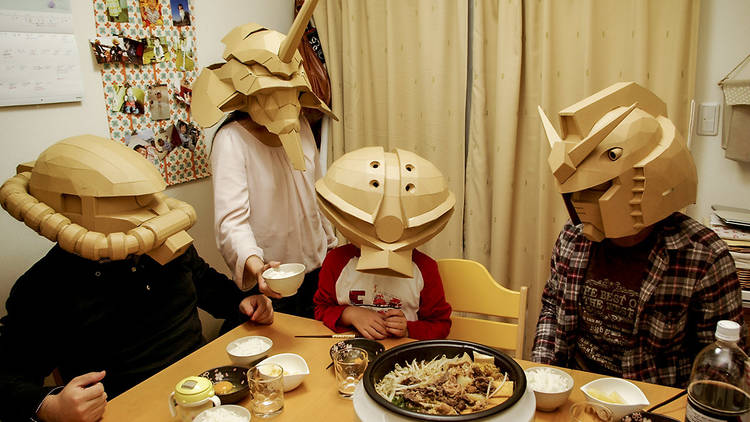 Masks from cardboard