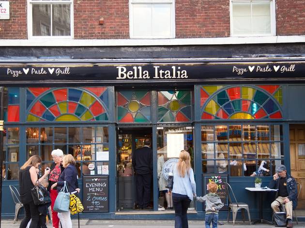 A third of UK restaurants and pubs say they won’t survive lockdown Bella Italia on Tavistock Street