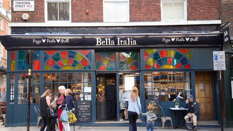 Bella Italia on Tavistock Street