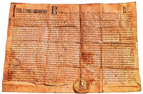 The 'Golden Bull' edict of 1242.