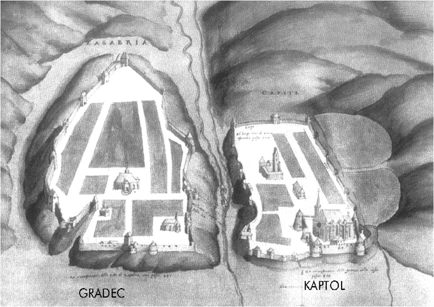 Modern-day Zagreb was once two towns - Gradec and Kaptol.