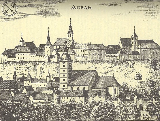 Ivan Standl captures buildings damages by the 1880 Zagreb earthquake.