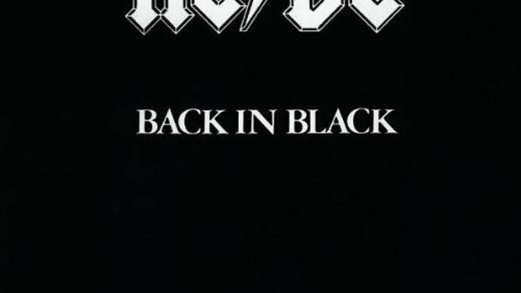 'Back in black', AC/DC