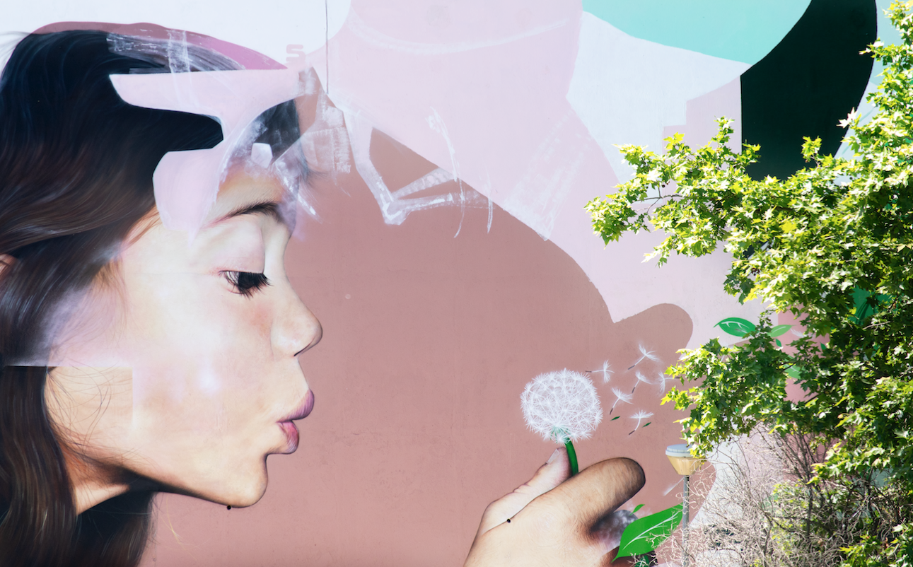 Mural Capital Verde Europeia - Smile1art
