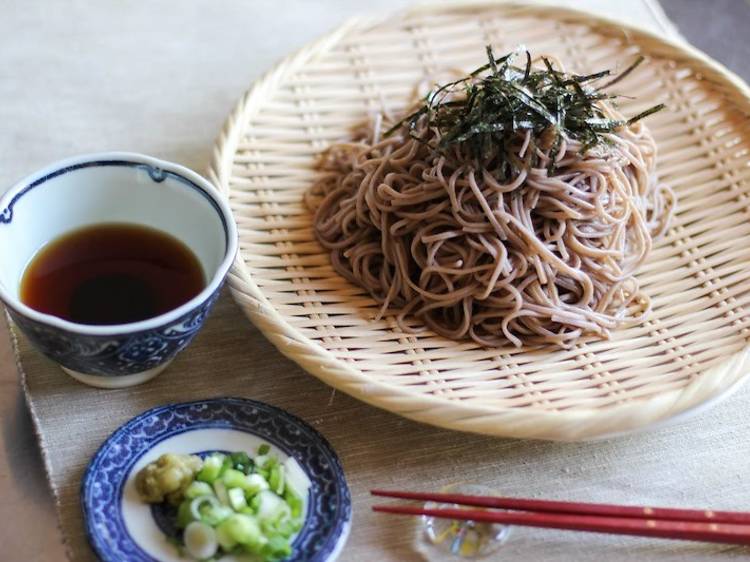 Zaru soba at Tokio Joe