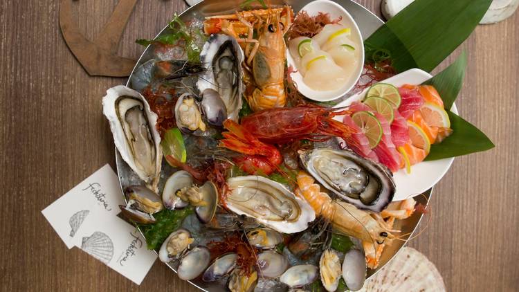 Seafood platter at Fishsteria Waterside