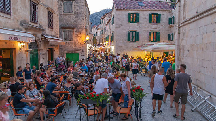 Check out the old town of Omiš