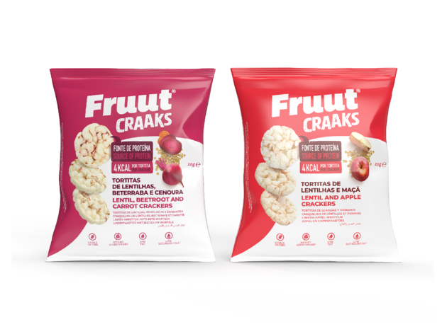 Fruut Craaks Comida, Snaks, Fruut Craaks, Tortitas de Lentilhas