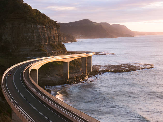 Sea Cliff Bridge at dusk Sea Cliff Bridge at dusk