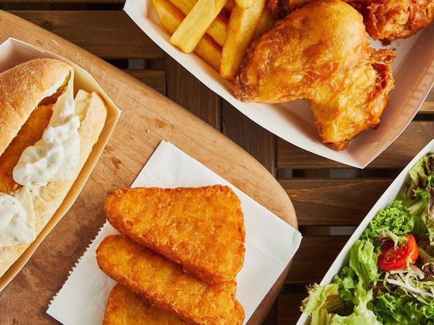 Chip In Fish & Chips fish & chips, British, Hong Kong