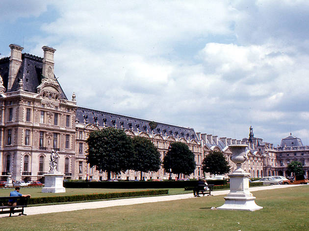 Louvre in 1973 Louvre in 1973