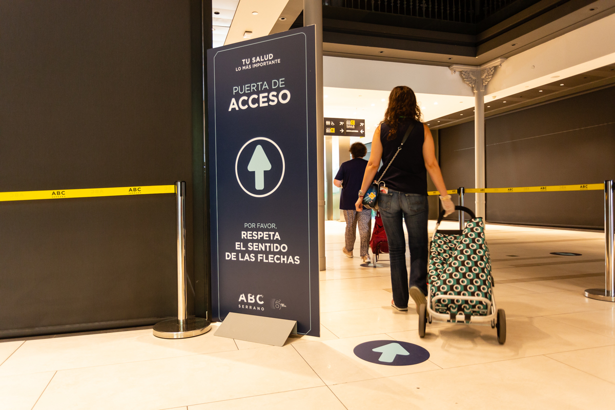 Centro comercial ABC Serrano fase 2 covid