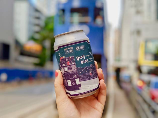 DING DING BEER HK TRAMWAYS X YOUNG master Ding Ding Beer