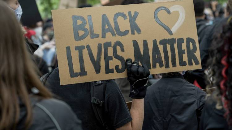 black lives matter protest in Hyde Park London