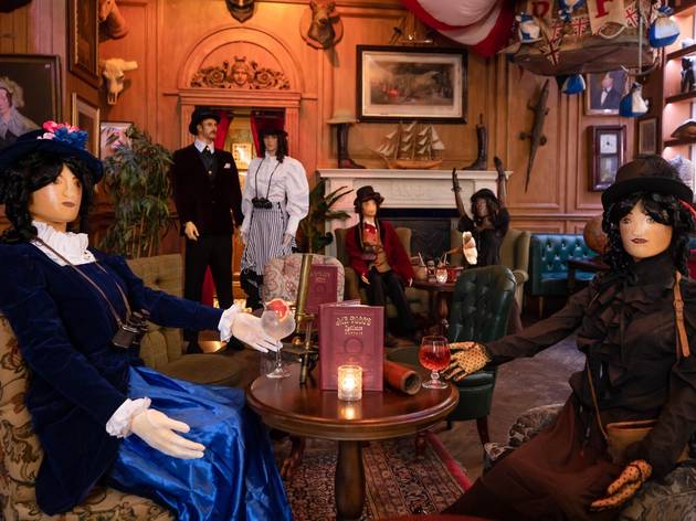 This London bar might use mannequins to enforce social distancing when it reopens Mr Fogg’s Residence using mannequins for social distancing