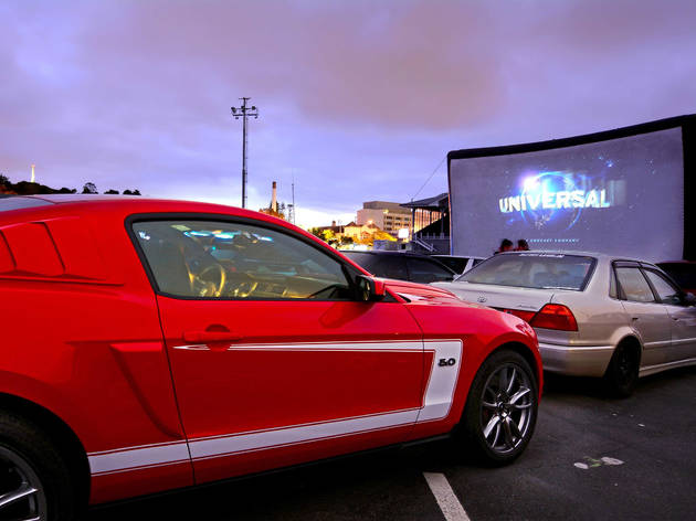 Drive-in movie theater