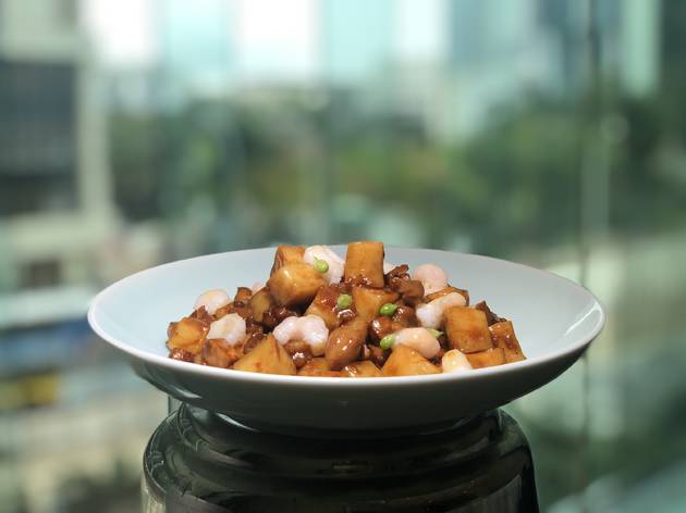 Ye Shanghai Shanghainese rice cake with chef's special sauce