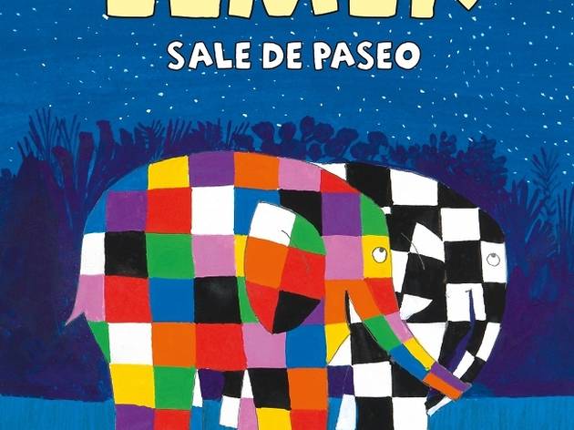 Elmer sale de paseo Elmer sale de paseo