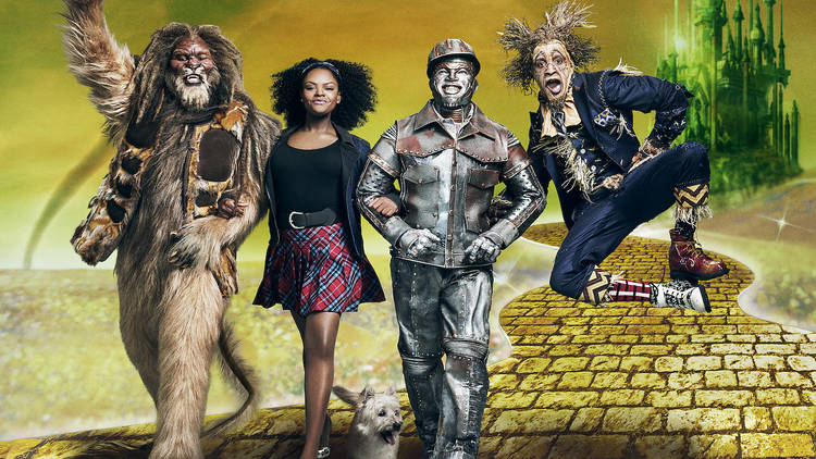 David Alan Grier as Lion, Shanice Williams as Dorothy, Ne-Yo as Tinman, Elijah Kelley as Scarecrow in THE WIZ LIVE! on NBC