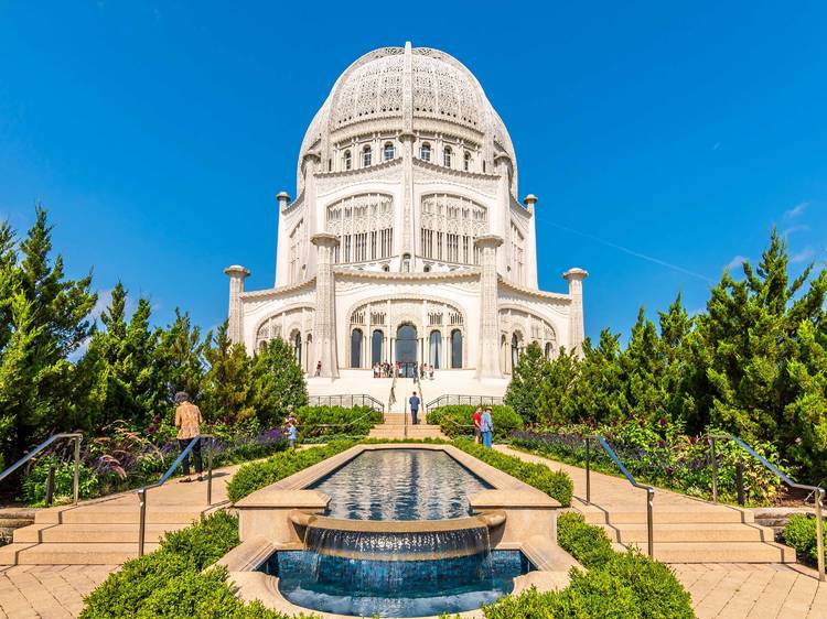 Meditate at the only Baha'i House of Worship in North America