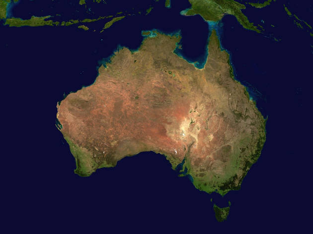 Australia from space Australia from space