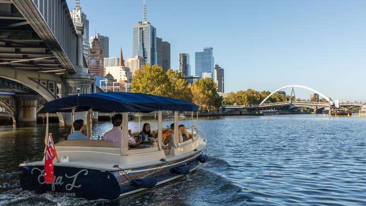 Hire a boat to drive yourself