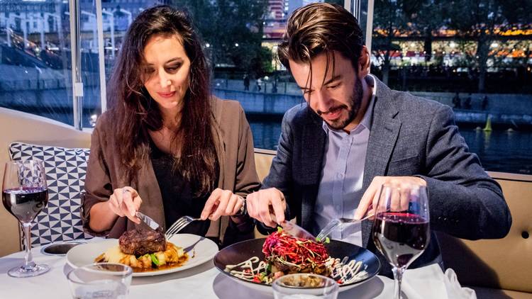Take your special someone for a private dinner cruise