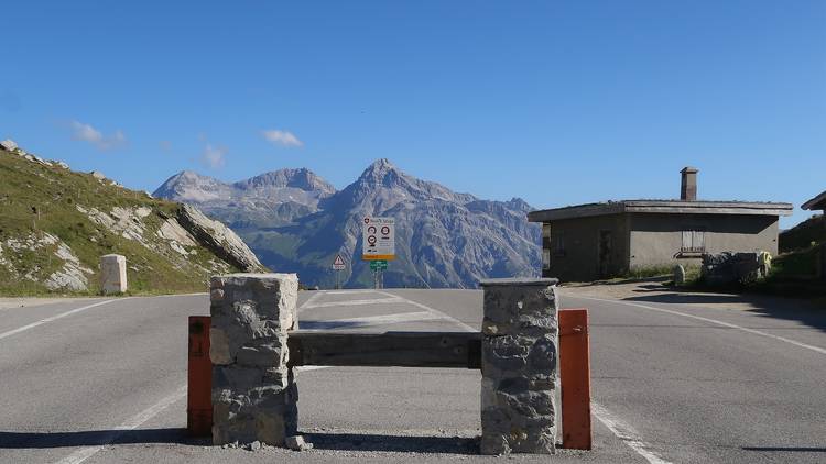 Swiss-Italian border, Splügen pass