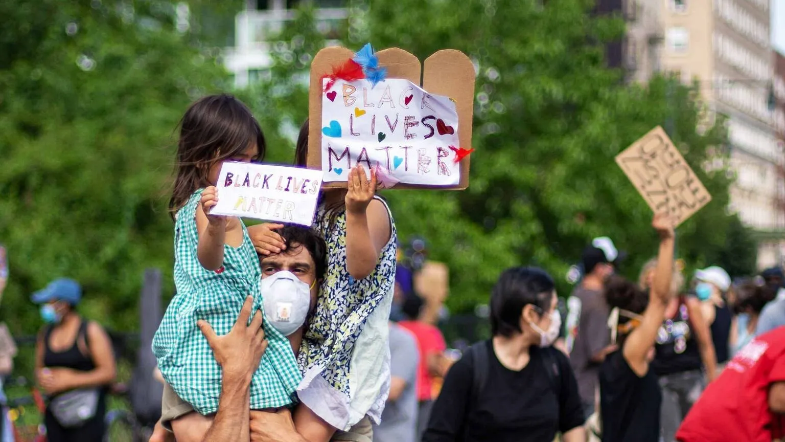 NYC children's protest for equality organized by Maebel Gebremedhin