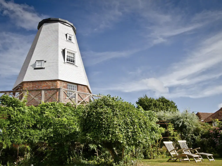 The rural windmill in Kent 