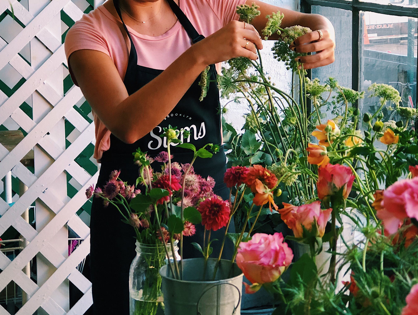 This Brooklyn flower shop is selling bouquets for