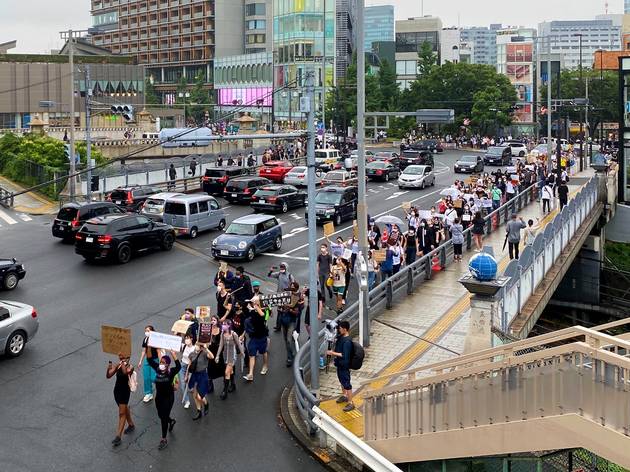 Black Lives Matter march Tokyo Black Lives Matter march Tokyo