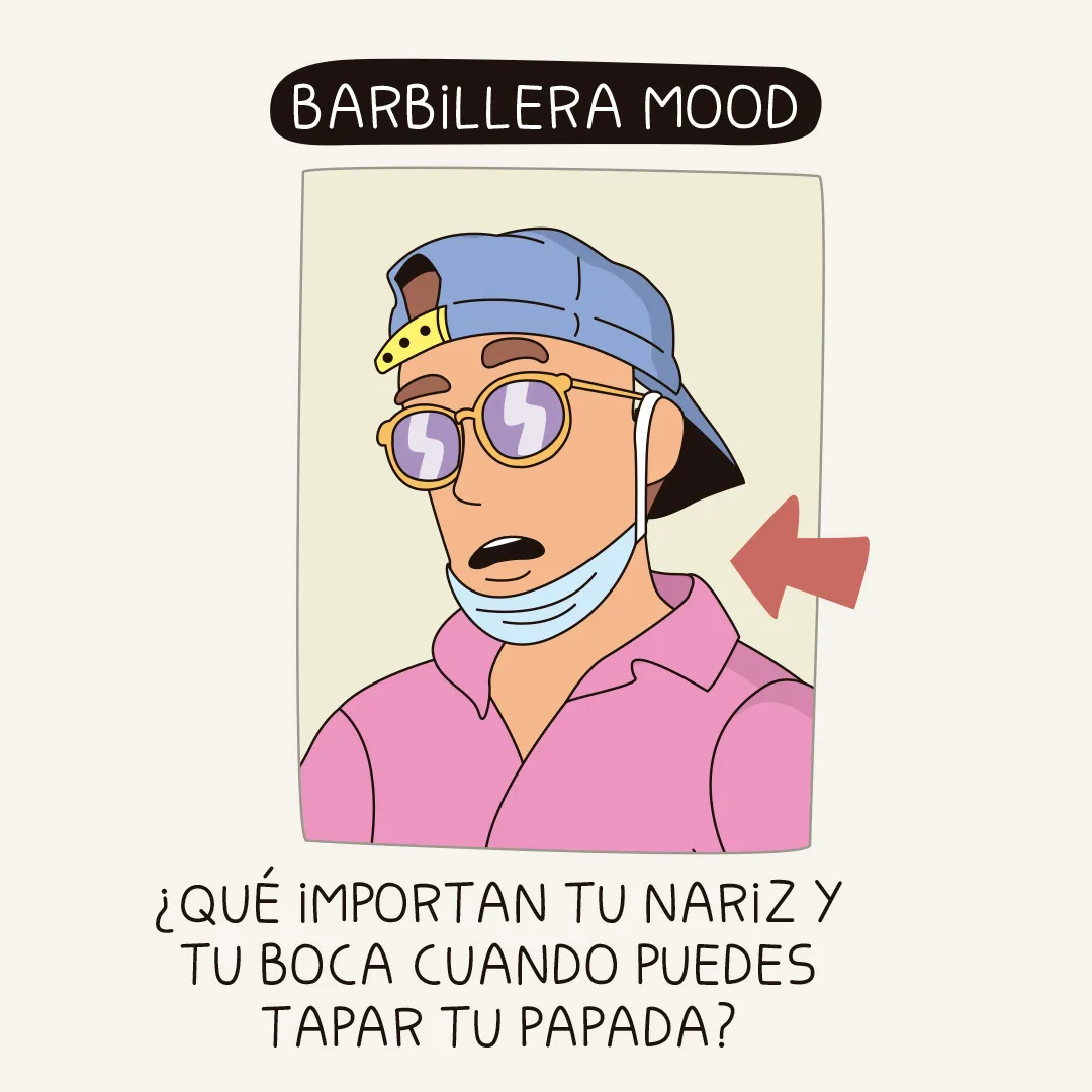 Moderna de Pueblo. #CuidarnosEsCultura mascarilla