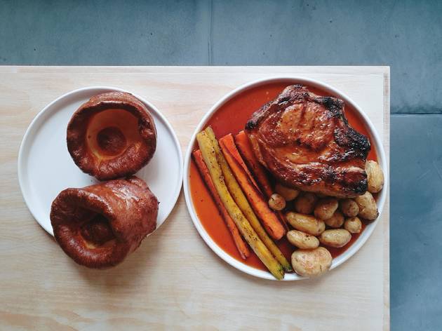 This is how Coal Rooms makes its giant yorkshire puddings Photograph: Coal Rooms