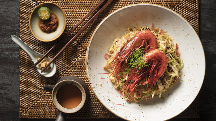 Po Carabinero Prawns & Konbu Mee