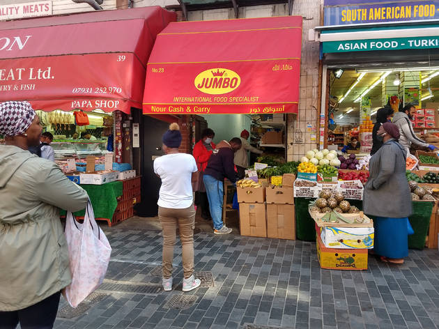 The campaign to save Brixton Market food shop Nour is gaining strength Nour's Cash and Carry