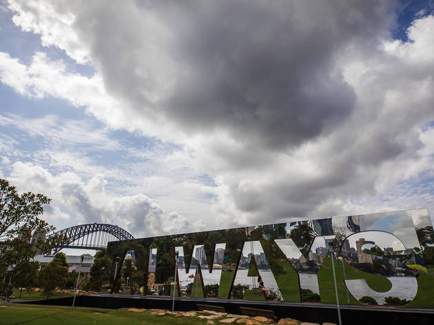 'Always' 2018, Jacob Nash artwork Barangaroo Reserve 'Always' 2018, Jacob Nash artwork Barangaroo Reserve