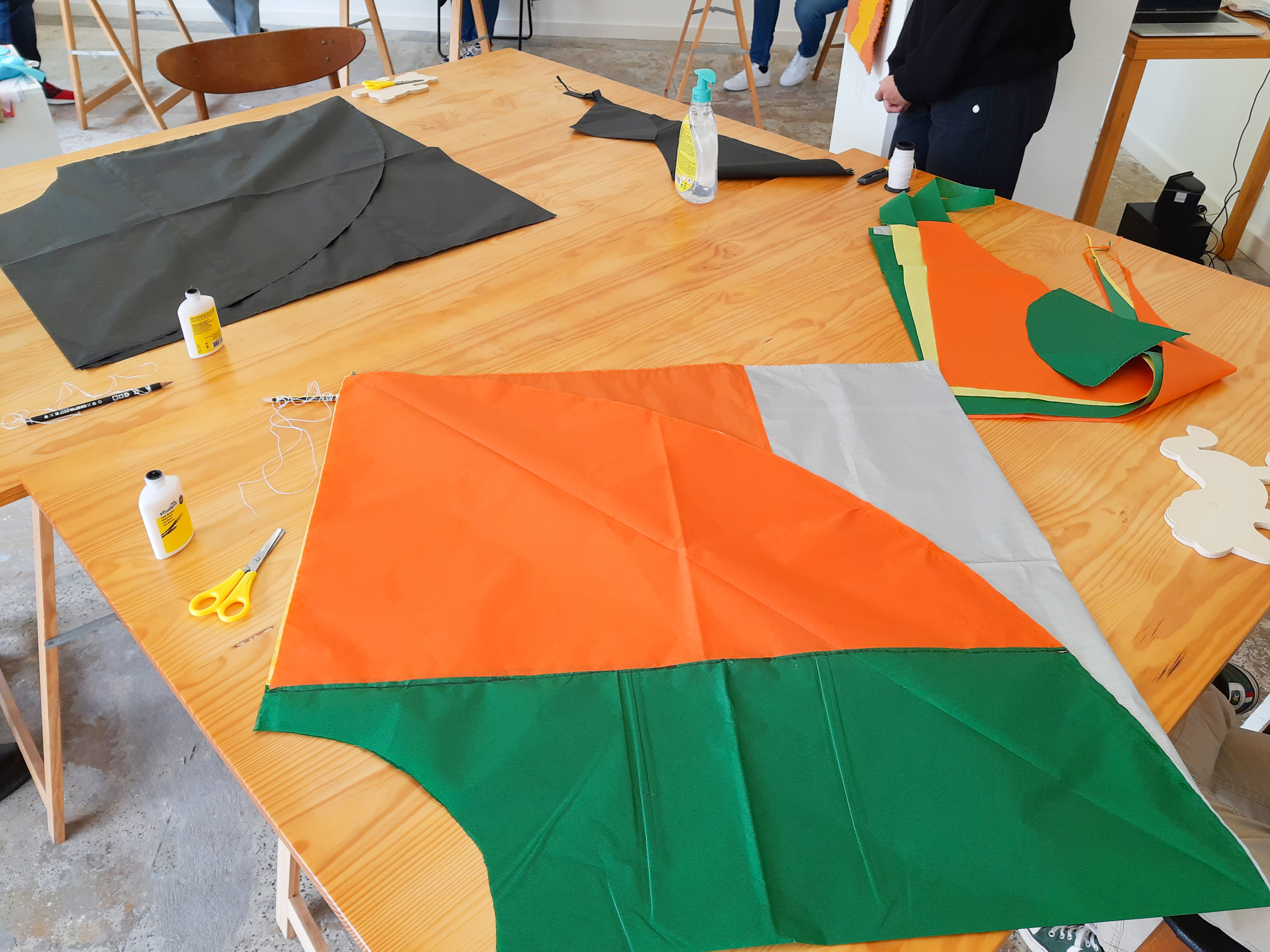 Exposição de balões de São João na Senhora Presidenta