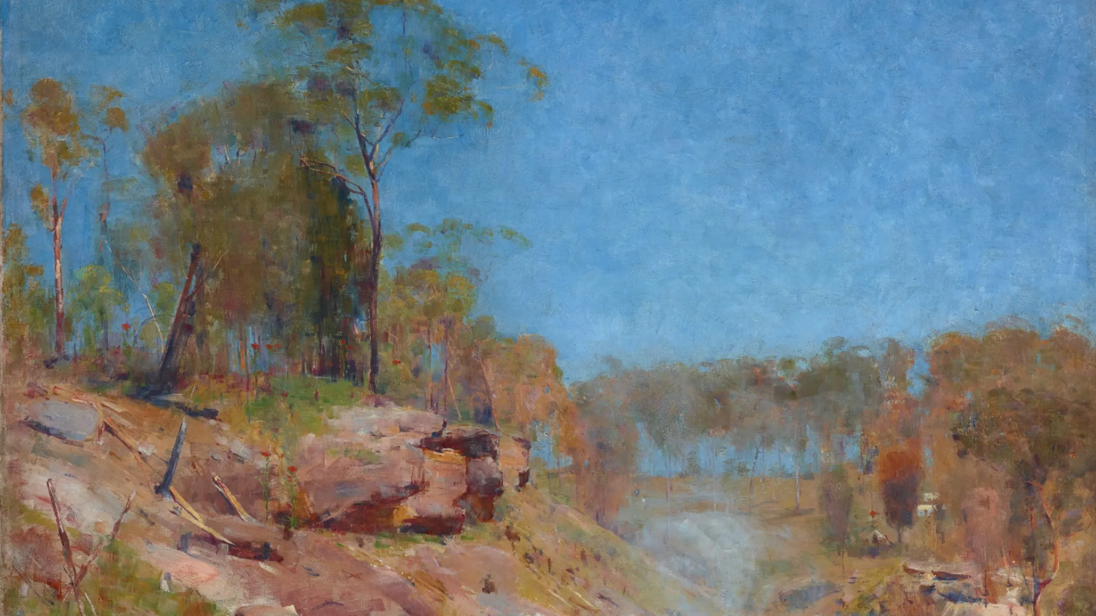 Arthur Streeton  'Fire's on' 1891