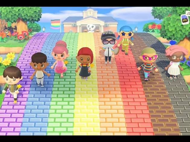 Switch Animal Crossing: New Horizons VideoJogo, Switch Animal Crossing: New Horizons, Marcha Pride Virtual