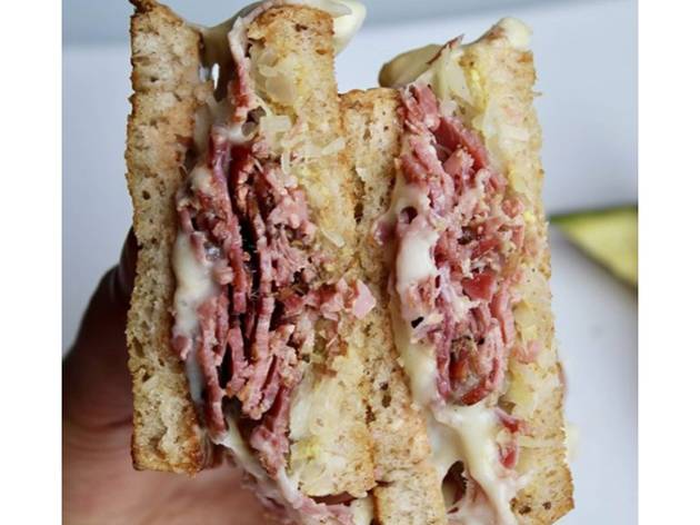 Schmaltzy Bros Delicatessen sandwich reuben deli