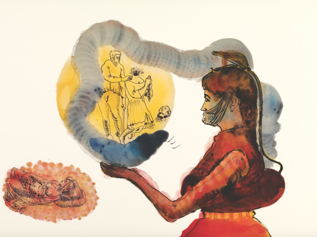 'Listening to the Shades' (2007), by Nalini Malani (English) 'Listening to the Shades' (2007), by Nalini Malani