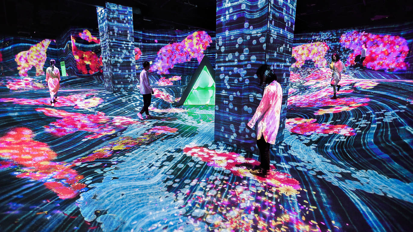 In photos see the new teamLab exhibition that has just opened in Fukuoka
